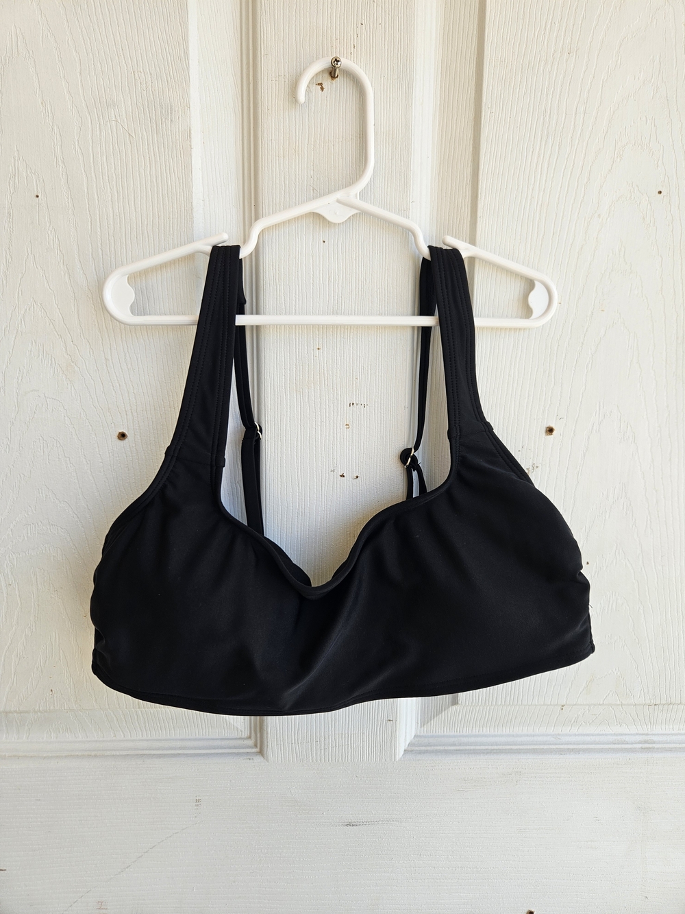 Xhilaration Black Swimsuit Top with Adjustable Straps